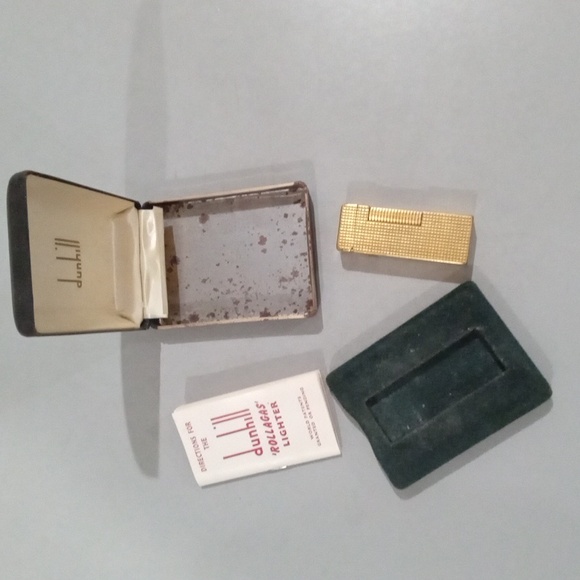 Gold James Bond Cigarette Lighter vintage Dunhill - Picture 5 of 8